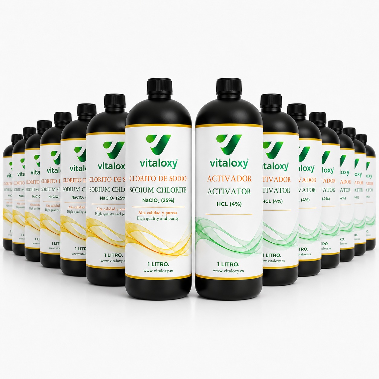 Pack ×6 · Kit 1 L (12 envases)