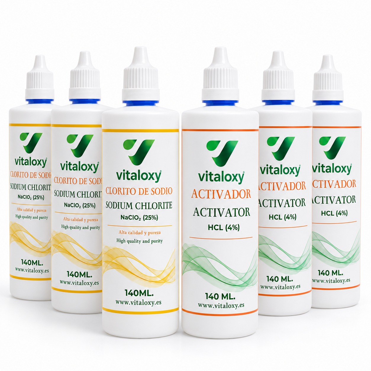 Pack ×3 · Kit 140 ml (6 envases)