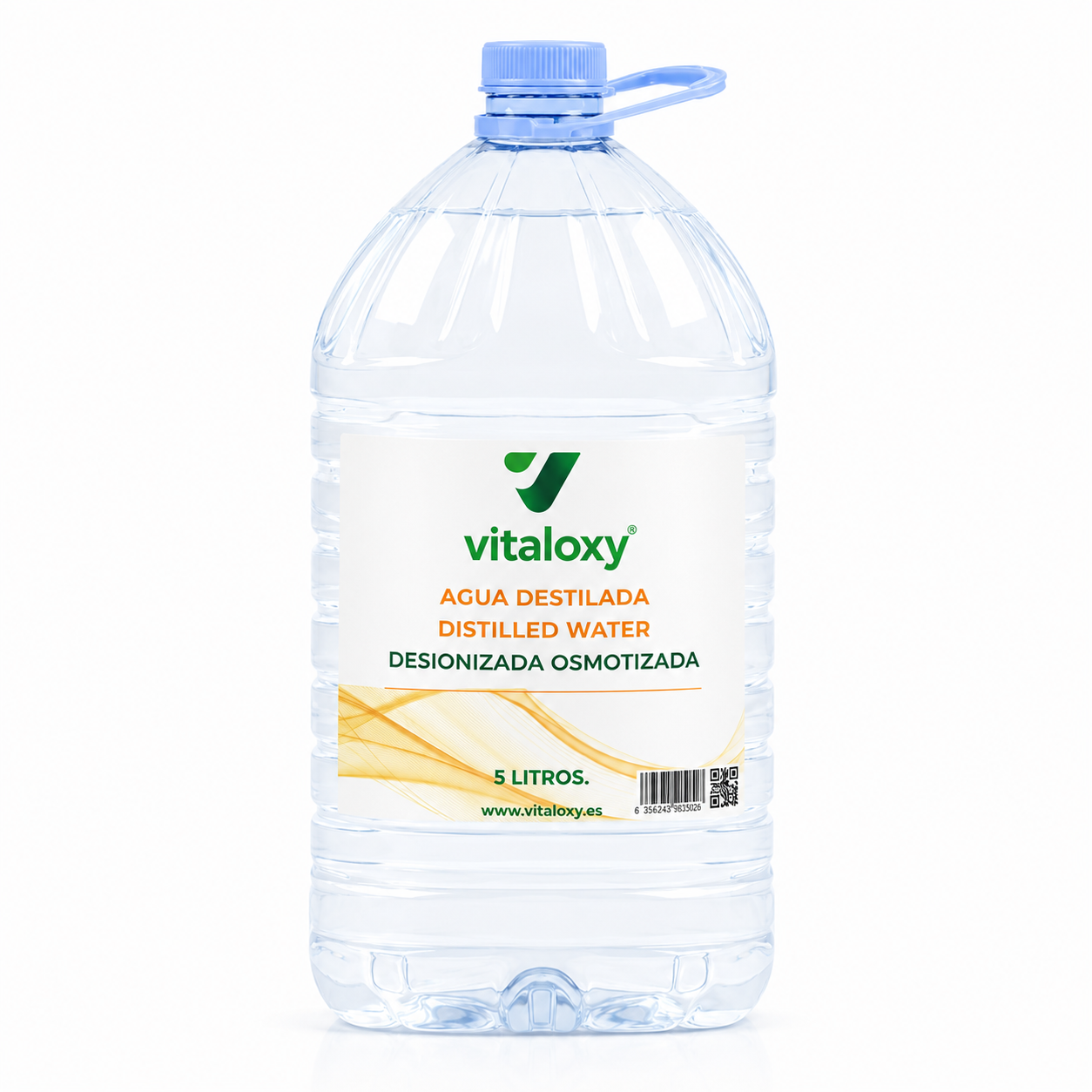 Agua Destilada Desionizada 5 Litros