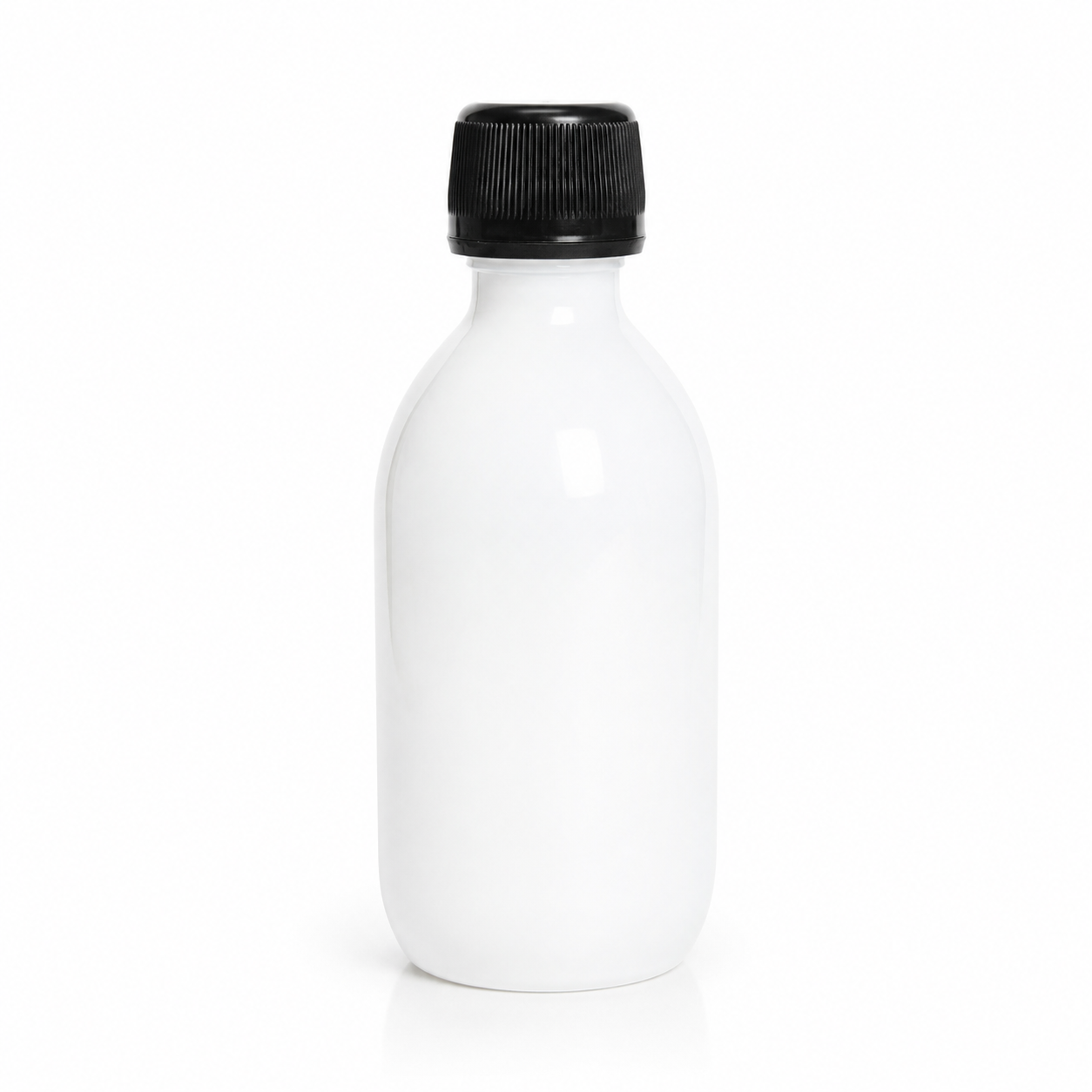 Botella PET Blanca con Tapón 250 ml (vacía)