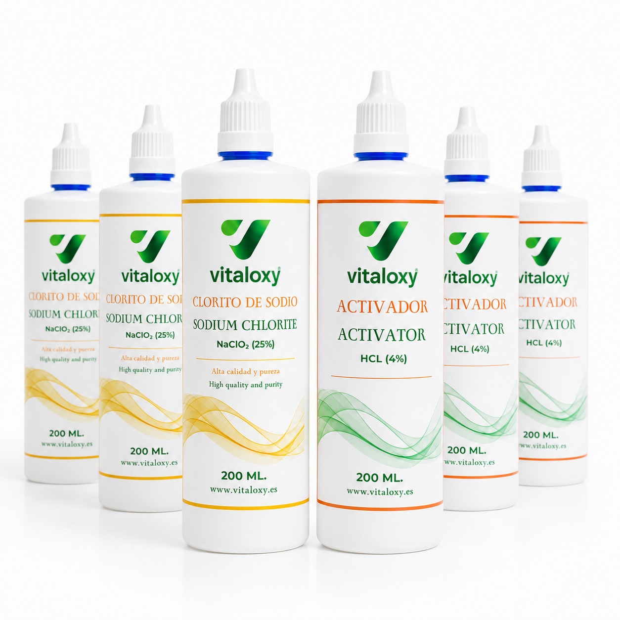 Pack ×3 · Kit 200 ml (6 envases)