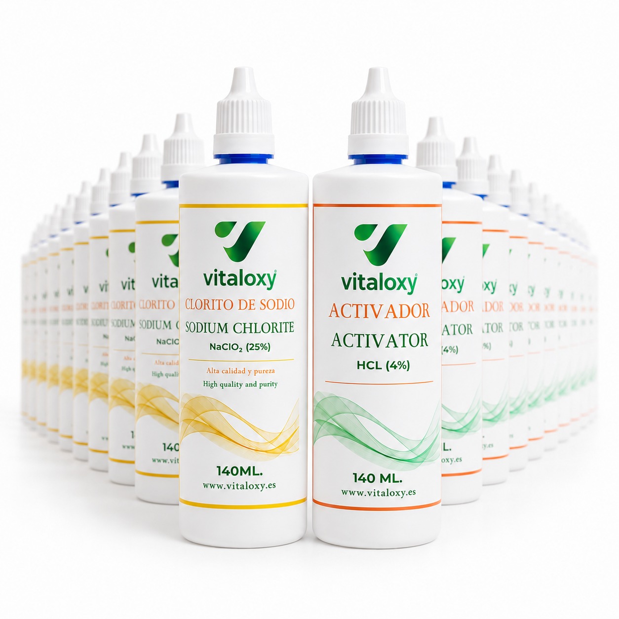 Pack ×10 · Kit 140 ml (20 envases)