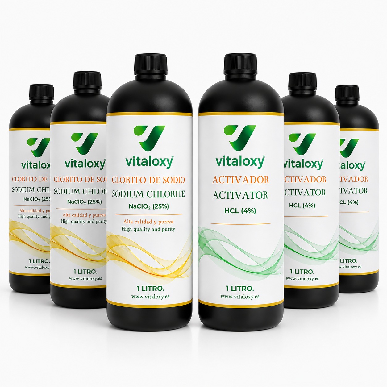 Pack ×3 · Kit 1 L (6 envases)