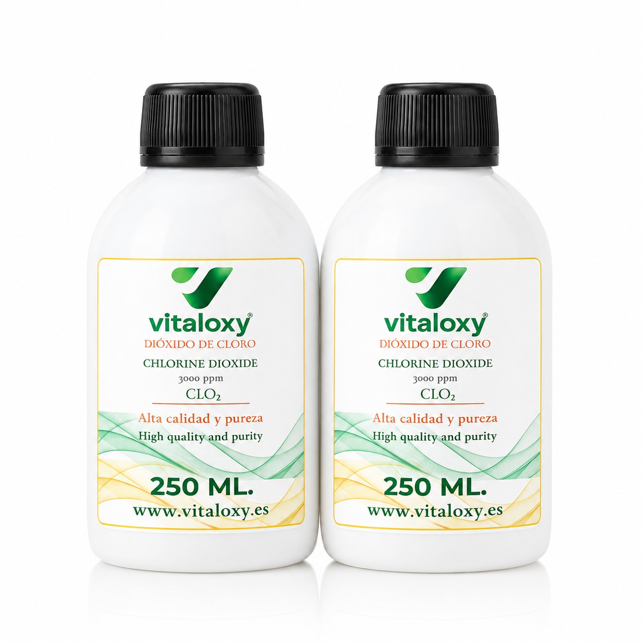 Dióxido de Cloro CDS 250 ml (Pack ×2 · 500 ml en total)